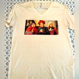 Women’s Next Level Apparel Hocus Pocus V neck T Shirt Size Large